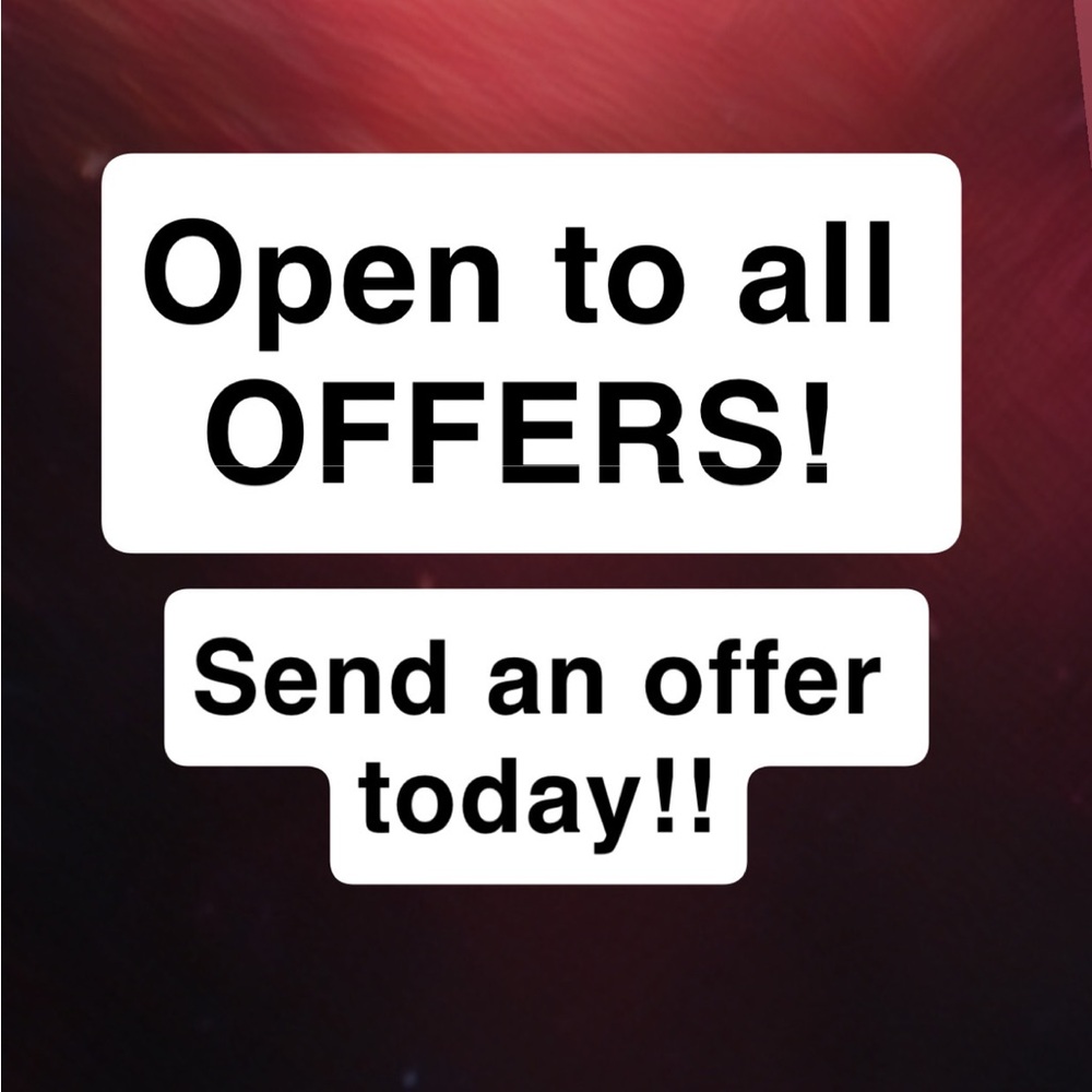 Open to All Offers Sign